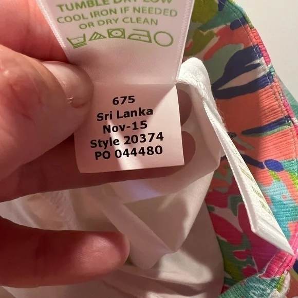 Lilly Pulitzer Casa Banana Rhea Skort Size 00 - Picture 13 of 13
